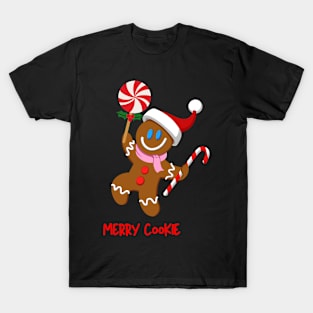 Merry Christmas Cookie Funny Cake T-Shirt